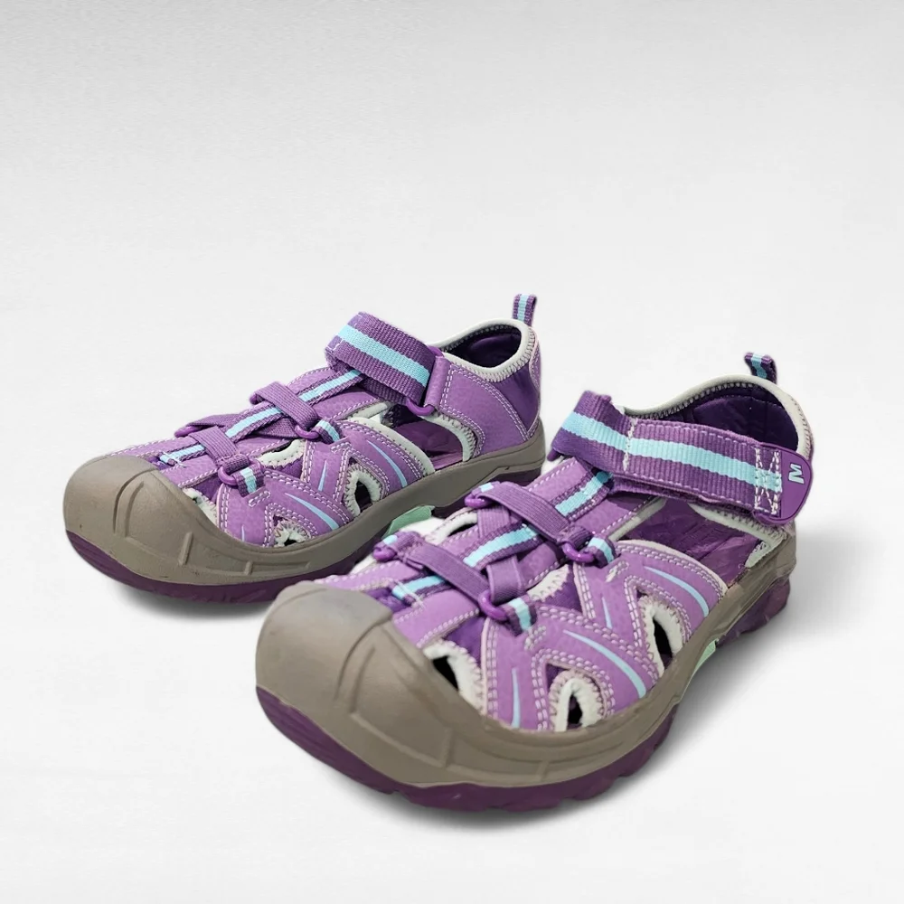 Merrell Hydro Hiker Sandal Purple and Blue Girls Size 4 M